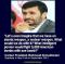 Mahmoud Ahmadinejad – Let’s even imagine that we have an atomic weapon, a nuclear weapon. What would we do with it? What intelligent person would fight 5,000 American bombs with one&nbsp;bomb?